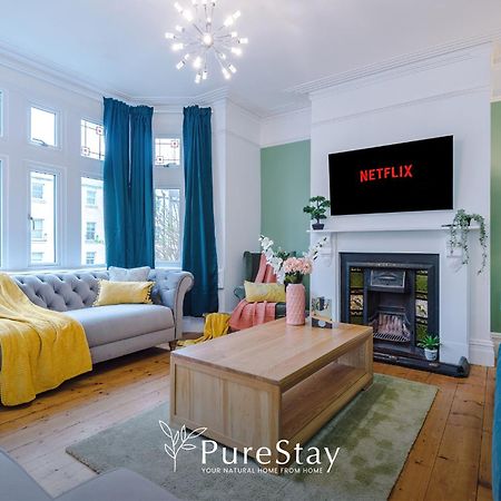 Incredible - Five Bedroom - 7 Actual Beds - 6 Bathroom House By Purestay - Central Bath With Parking Экстерьер фото