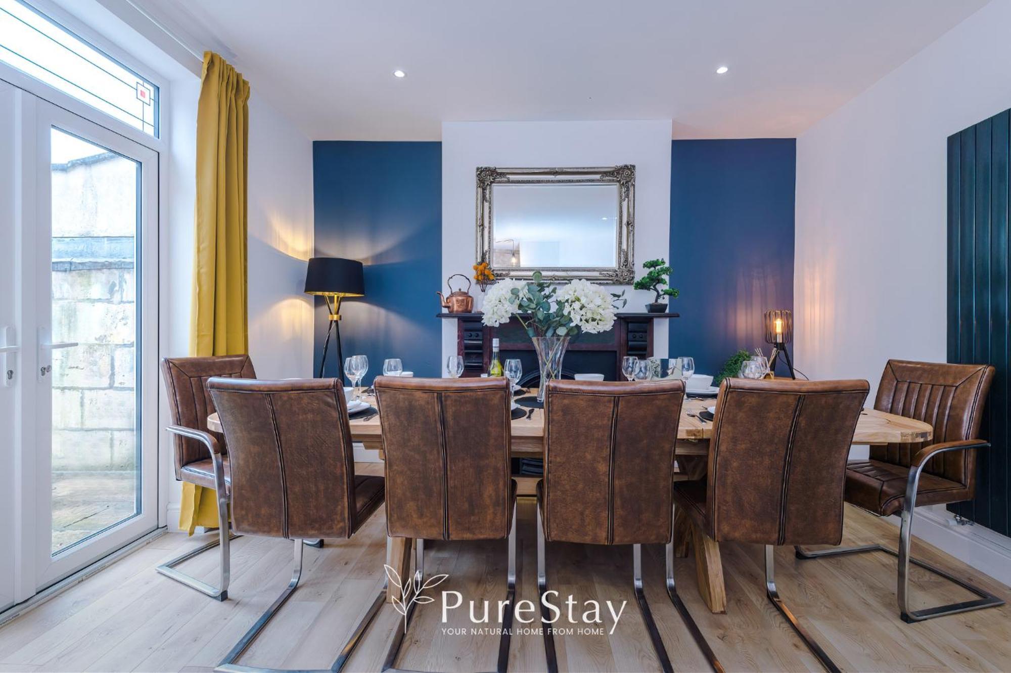 Incredible - Five Bedroom - 7 Actual Beds - 6 Bathroom House By Purestay - Central Bath With Parking Экстерьер фото